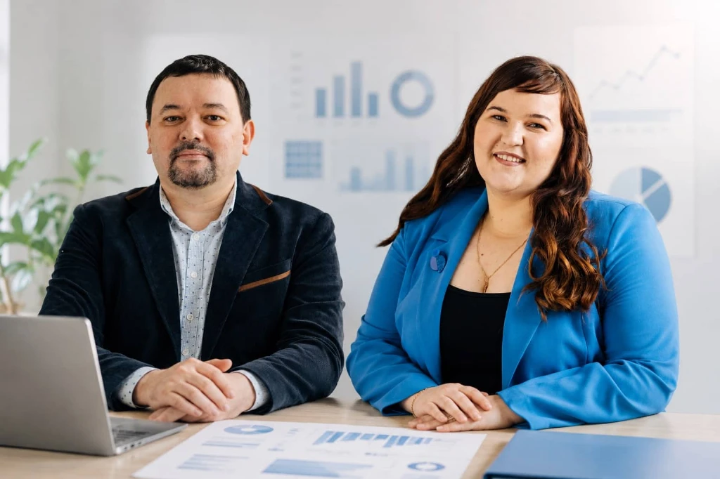 Олександр Грицай, Head of Strategy & New Business Development, Initiative Ukraine, та Яна Фаренюк, Chief Data Science & R&D Officer, RAZOM Group
